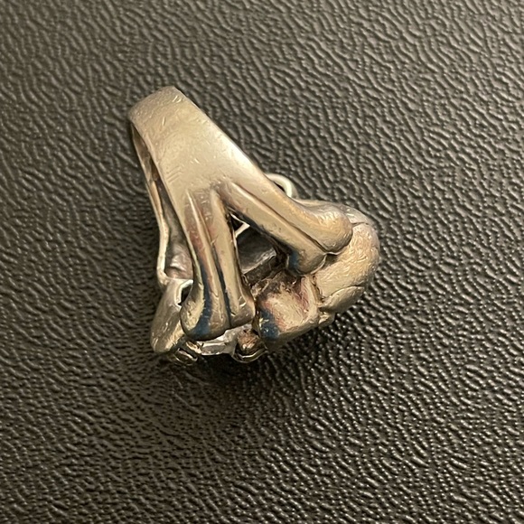 Vintage.Ring of skull,925. For men. Motorcycle. - Picture 5 of 12